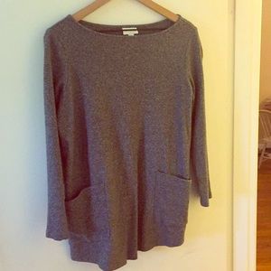 J Jill Gray Tunic Sweater